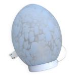 Lampe oeuf en verre de clichy