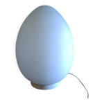 Lampe oeuf en verre vintage