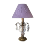 Lampe  poser pampilles cristal