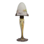Lampe pte de verre art deco signe muller
