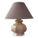 Lampe  poser pied en cramique rose poudr
