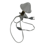 Lampe pince champignon, vintage
