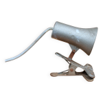 Lampe  pince industrielle lica mtal brut vintage annes 60 / 70