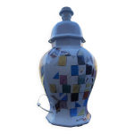 Superbe lampe en porcelaine pillivuyt. rare modèle peint à la main. Superbe lampe en porcelaine pillivuyt. rare modèle peint à la main.