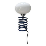 Lampes ressort bleu