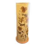 Lampe rouleau fleurs s�ch�s ann�es 1960