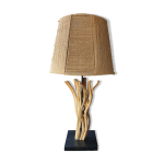 Lampe de salon en bois flott