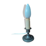 Lampe salon chevet bougeoir base étain Lampe salon chevet bougeoir base étain