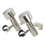 Lampes spots  pince en chrome nickel pour tagre string, tte de lit.