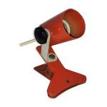 Lampe spot  pince rouge