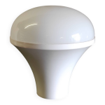 Lampe  poser style space age abat - jour opaline