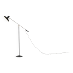 Lampe sur pied en metal et laiton , france - 1950s Lampe sur pied en metal et laiton , france - 1950s