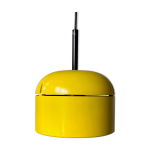 Lampe suspendue jaune par arnold berges pour staff leuchten, intrieur des annes 70