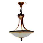 Lampe  suspension en albtre bronze mariner royal heritage 18694