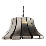 Lampe  suspension mid - century en acier par e. martinelli pour martinelli luce, italie, 1960s