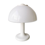 Lampe de table blanche champignon annes 1970 ge spatial