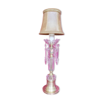 Lampe de table colonne  pampilles