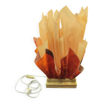 Lampe de table design vintage annes 70  flamme  style jannalights / jacob