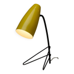 Lampe de table grasshopper jaune