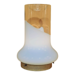 Lampe de table italienne en verre de murano circa 1970