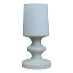 Lampe de table ivan jakes opaline blanche satiné 1960 Lampe de table ivan jakes opaline blanche satiné 1960