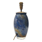 Lampe de table laque line des années 1990 pièce unique artisanale française Lampe de table laque line des années 1990 pièce unique artisanale française