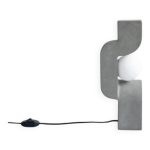 Lampe de table, lampe à poser, modèle mini - gris foncé, en céramique, ?uvre contemporaine. Lampe de table, lampe à poser, modèle mini - gris foncé, en céramique, ?uvre contemporaine.