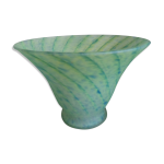 Lampe de table en pate de verre