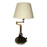 Lampe de table, pied en laiton