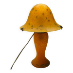 Lampe de table va france des annes 1980 - forme champignon en verre souffl