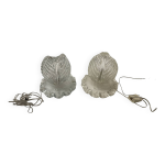 Lampes de table en verre de murano, lot de 2, annes 1940