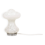 Lampe de table en verre de murano 'mushroom' vintage par mazzega