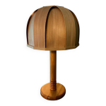 Lampe de table vintage gb solbakens svarveri circa 1970