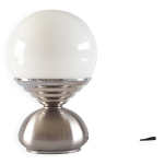 Lampe tactile et boule opaline art déco Lampe tactile et boule opaline art déco