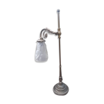 Lampe tulipe articulé art déco, pieds bronze Lampe tulipe articulé art déco, pieds bronze