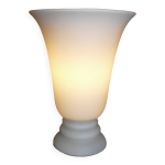 Lampe tulipe opaline vianne vintage 1970