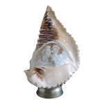 Lampe veilleuse coquillage camée décor mythologique Lampe veilleuse coquillage camée décor mythologique