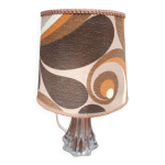 Lampe vintage, abat jour annes 70