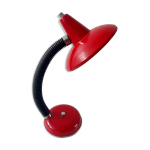 Lampe vintage delmas rouge