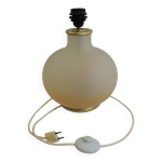 Lampe vintage en verre d�poli, globe rond, design �l�gant, lumi�re douce