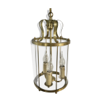 Lanterne 3 lumires bronze et laiton