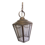 Lanterne en laiton et verre