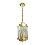 Lanterne style louis xvi en bronze et verre xxe sicle
