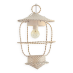 Lanterne / suspension en mtal perfor style mategot vintage 1950s