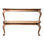 Large paire de consoles de style chippendale