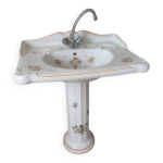 Lavabo colonne dcor moustiers