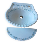 Lave mains et sa tablette en porcelaine