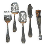 Lcf service � mignardise vintage argenterie design 1950 le couvert fran�ais hors - d'?uvre