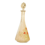 Legras (fin xixe sicle) - carafe  liqueur en verre maill