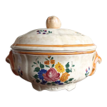 Légumier longchamp modèle mistral en faïence des années 40 Légumier longchamp modèle mistral en faïence des années 40